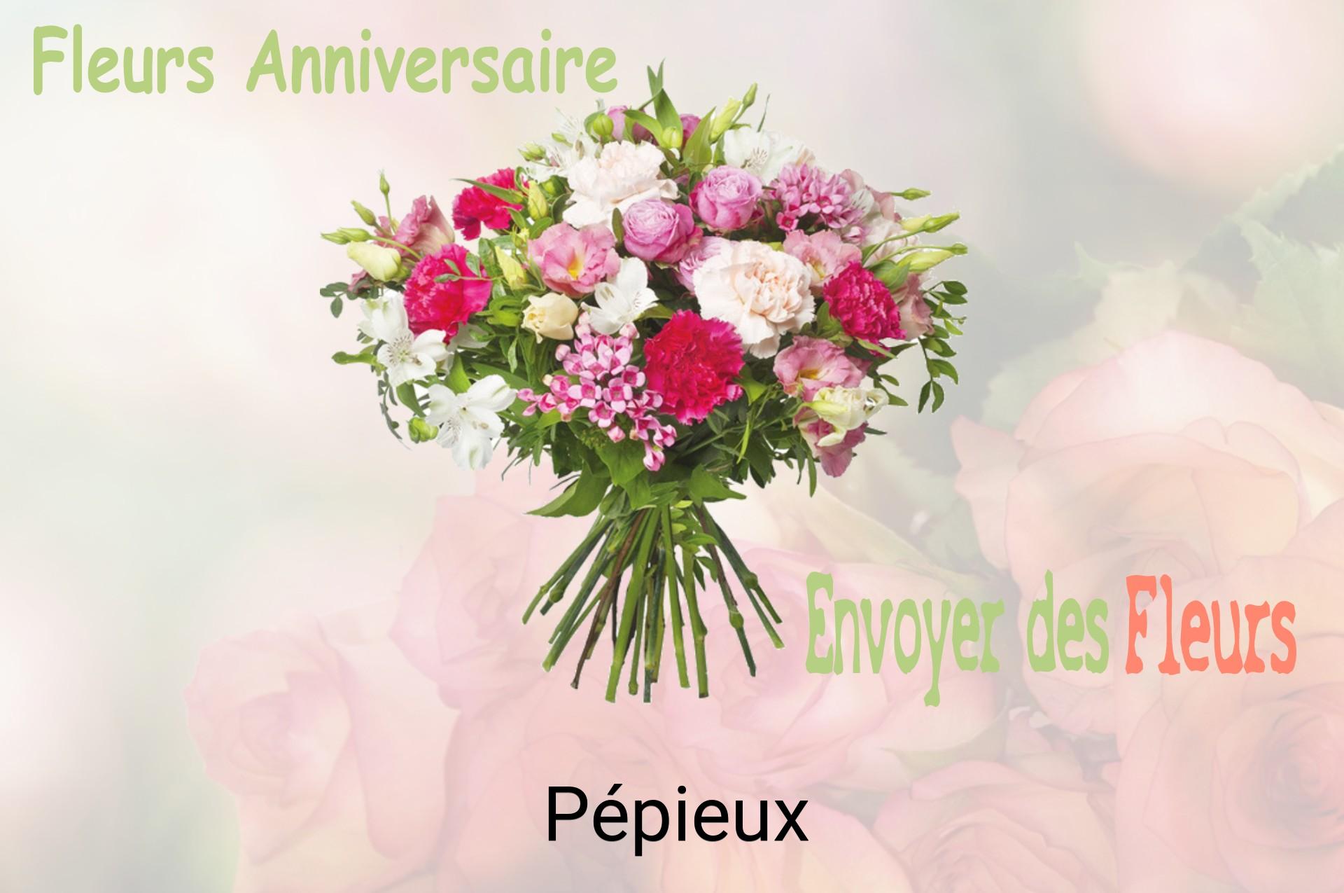 Bouquet de fleurs d’anniversaire livré à Pépieux