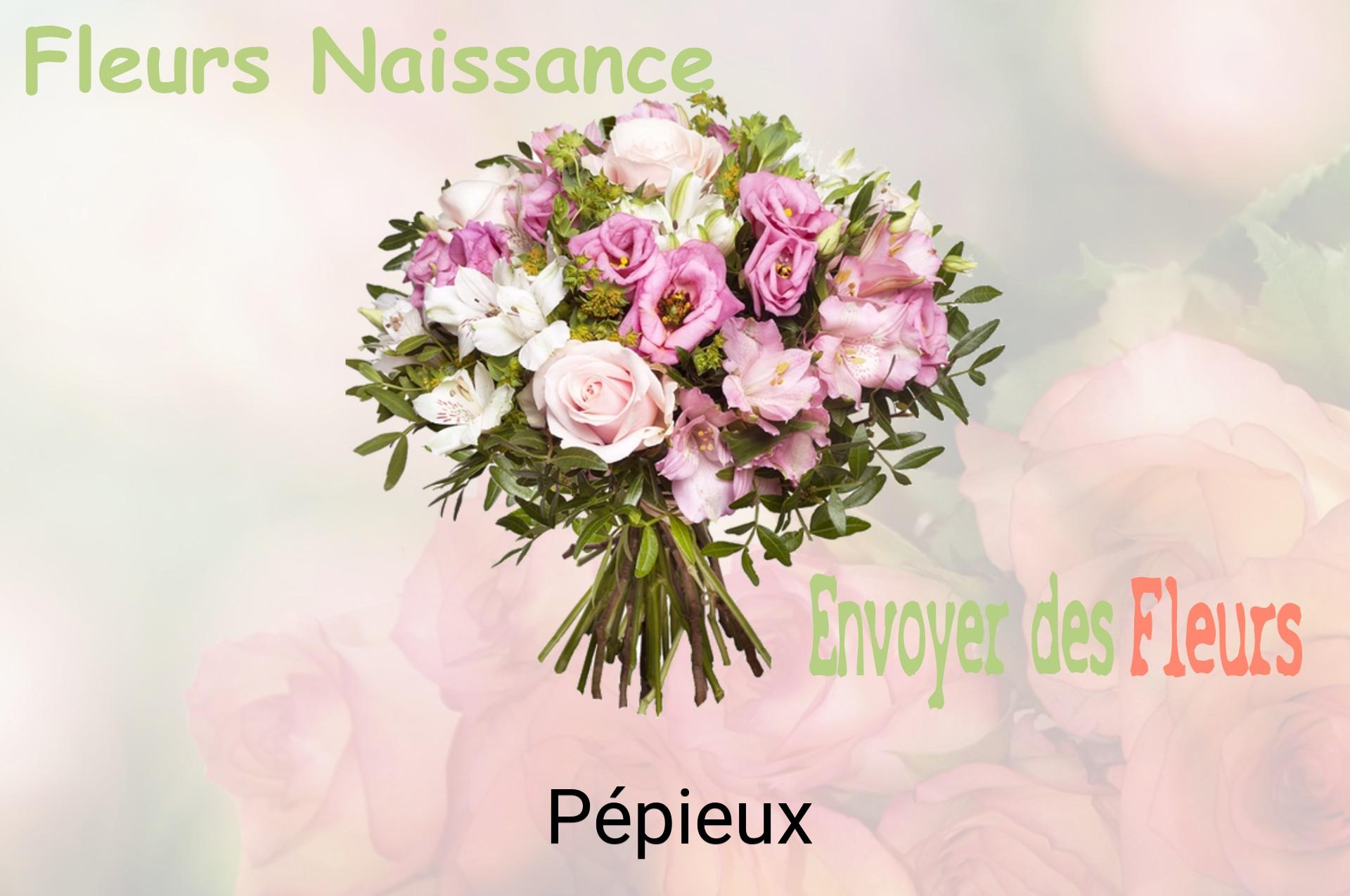 Bouquet de fleurs de naissance livré à Pépieux